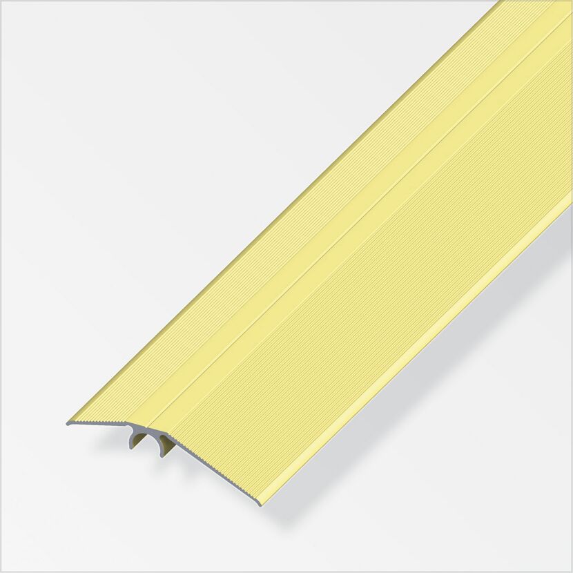 Gelbes Ausgleichsprofil aus Aluminium
