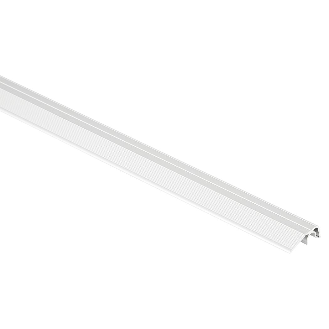 Silbernes Abschlussprofil aus Aluminium