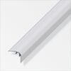 Silbernes Abschlussprofil aus Aluminium