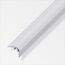 Silbernes Abschlussprofil aus Aluminium