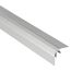 Silbernes Abschlussprofil aus Aluminium