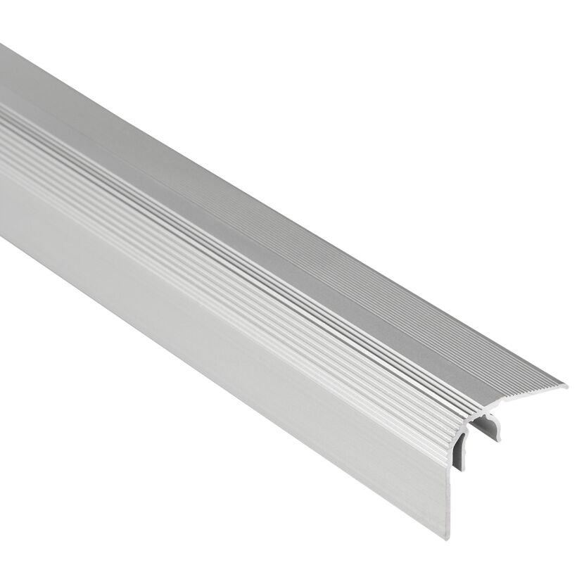 Silbernes Abschlussprofil aus Aluminium