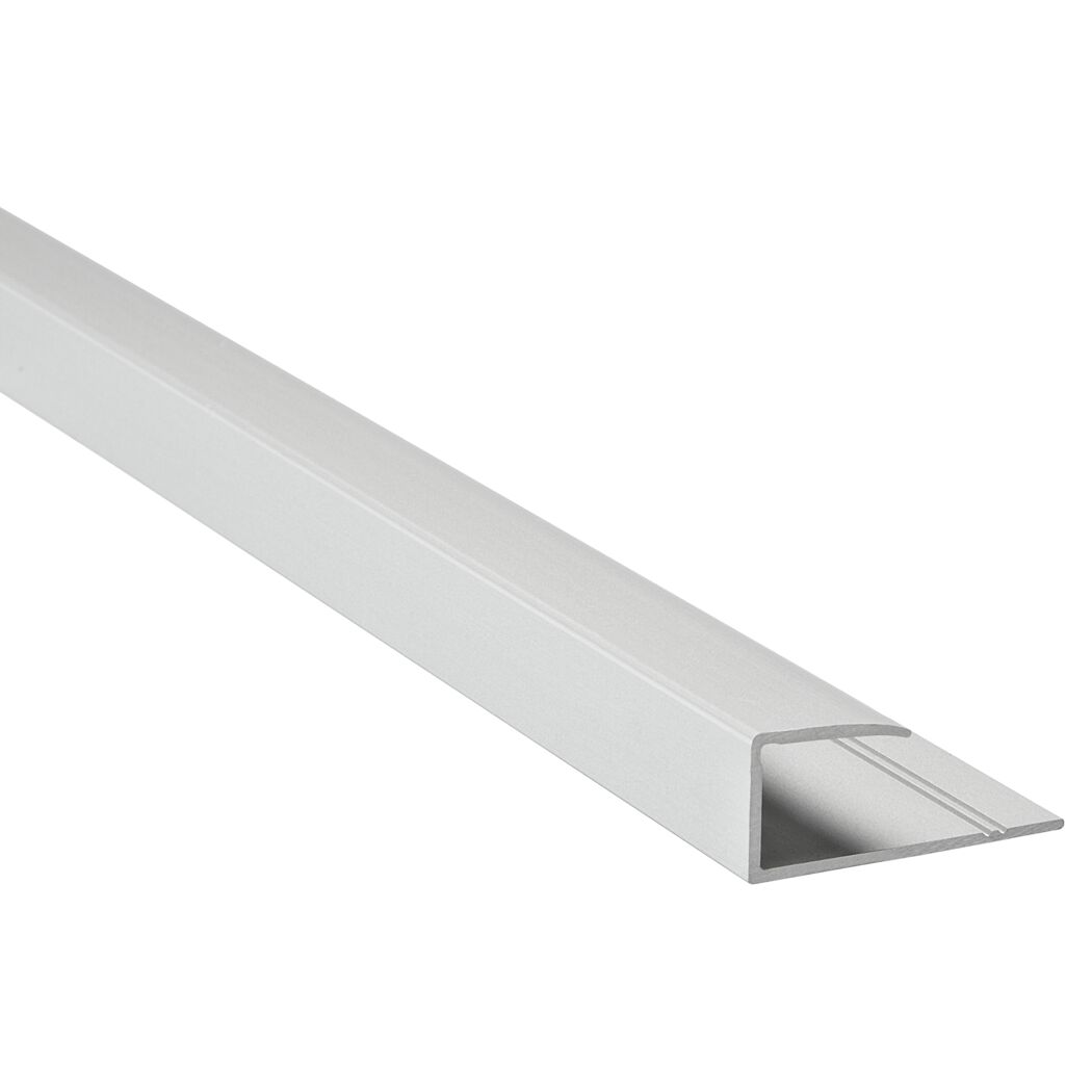 Silbernes Einfassprofil aus Aluminium