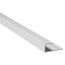 Silbernes Einfassprofil aus Aluminium