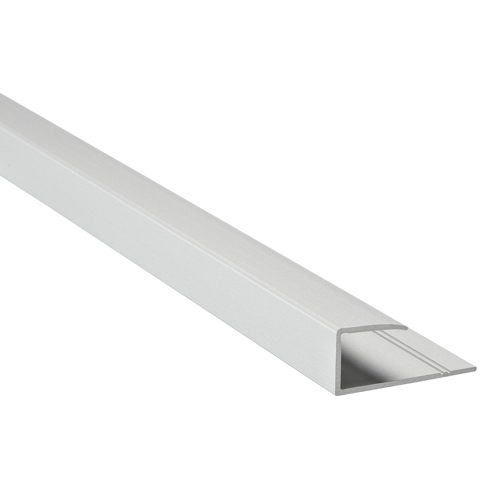 Silbernes Einfassprofil aus Aluminium