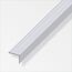 Silbernes Abschlussprofil aus Aluminium