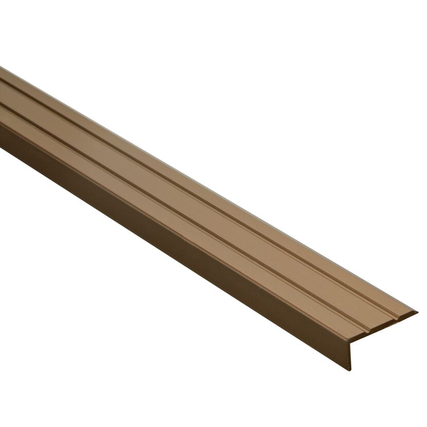 Abschlussprofil Alu Bronze SK 8x1000mm