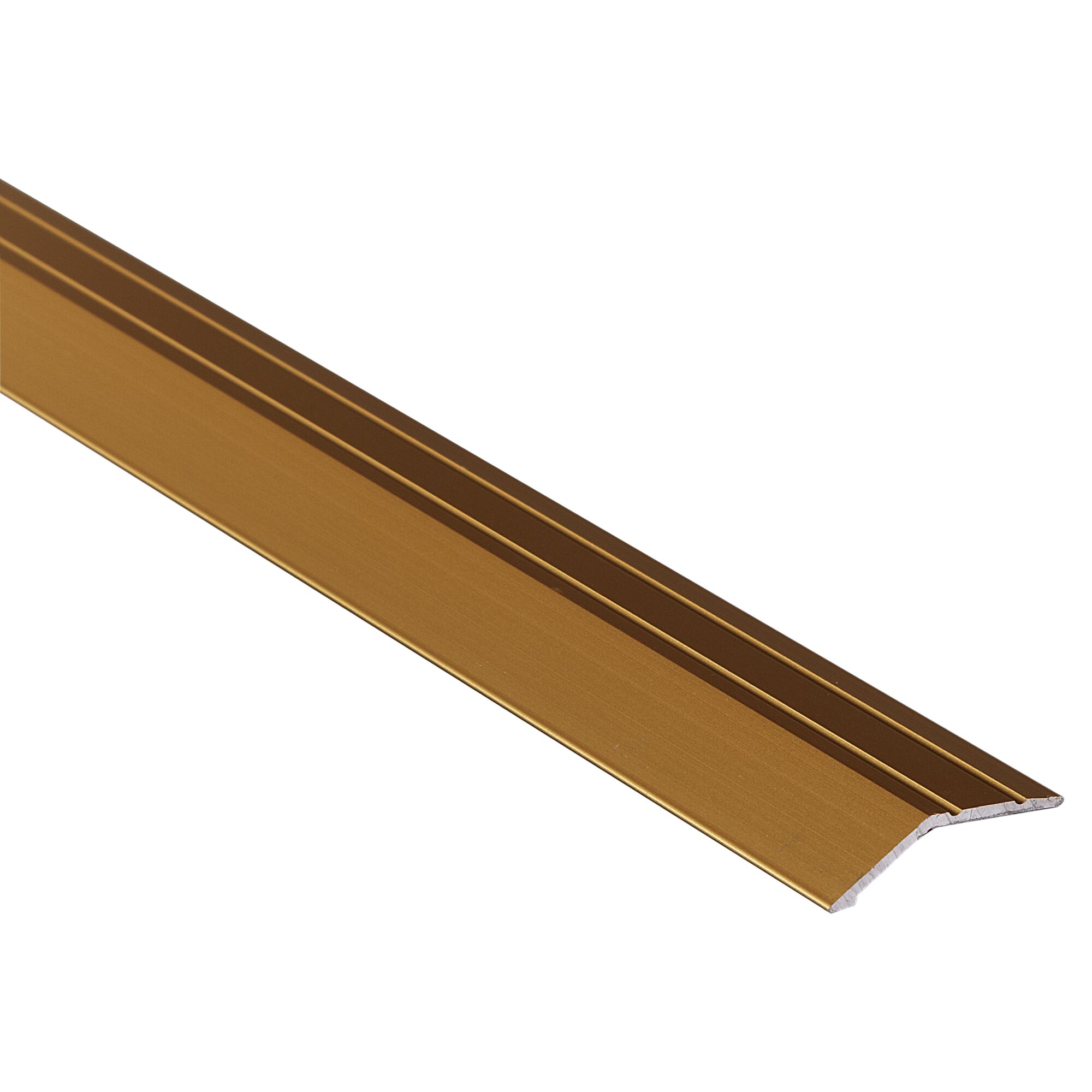 Goldenes Ausgleichsprofil aus Aluminium