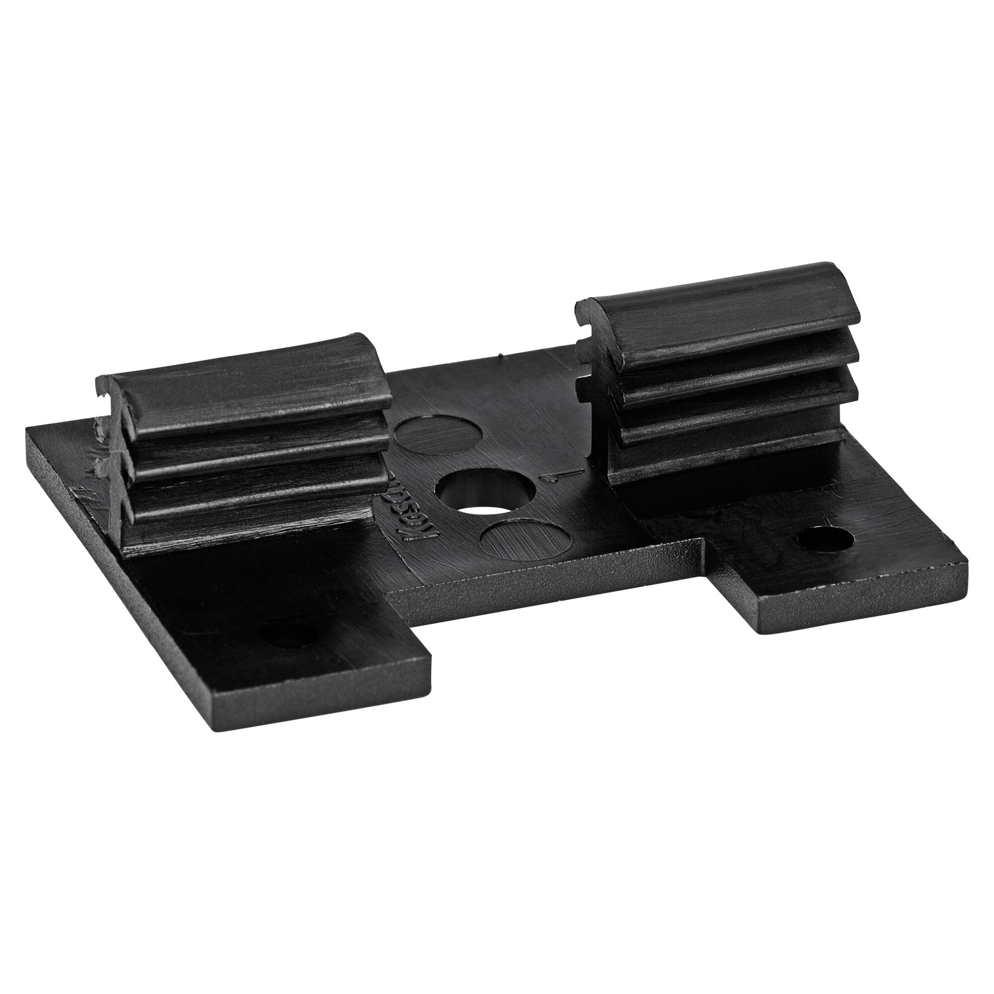 Schwarzer Befestigungsclip für Deckenabschlussleisten