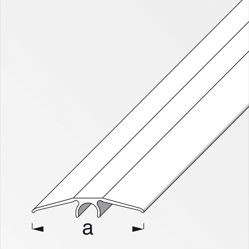 Übergangsprofil Alu Ahorn Clip 46 x 1000 mm