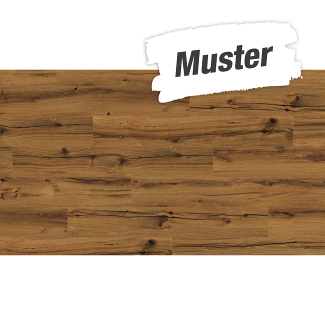 Bild von Handmuster zum Laminat 'Basic 200' Eiche History eichefarben 7 mm