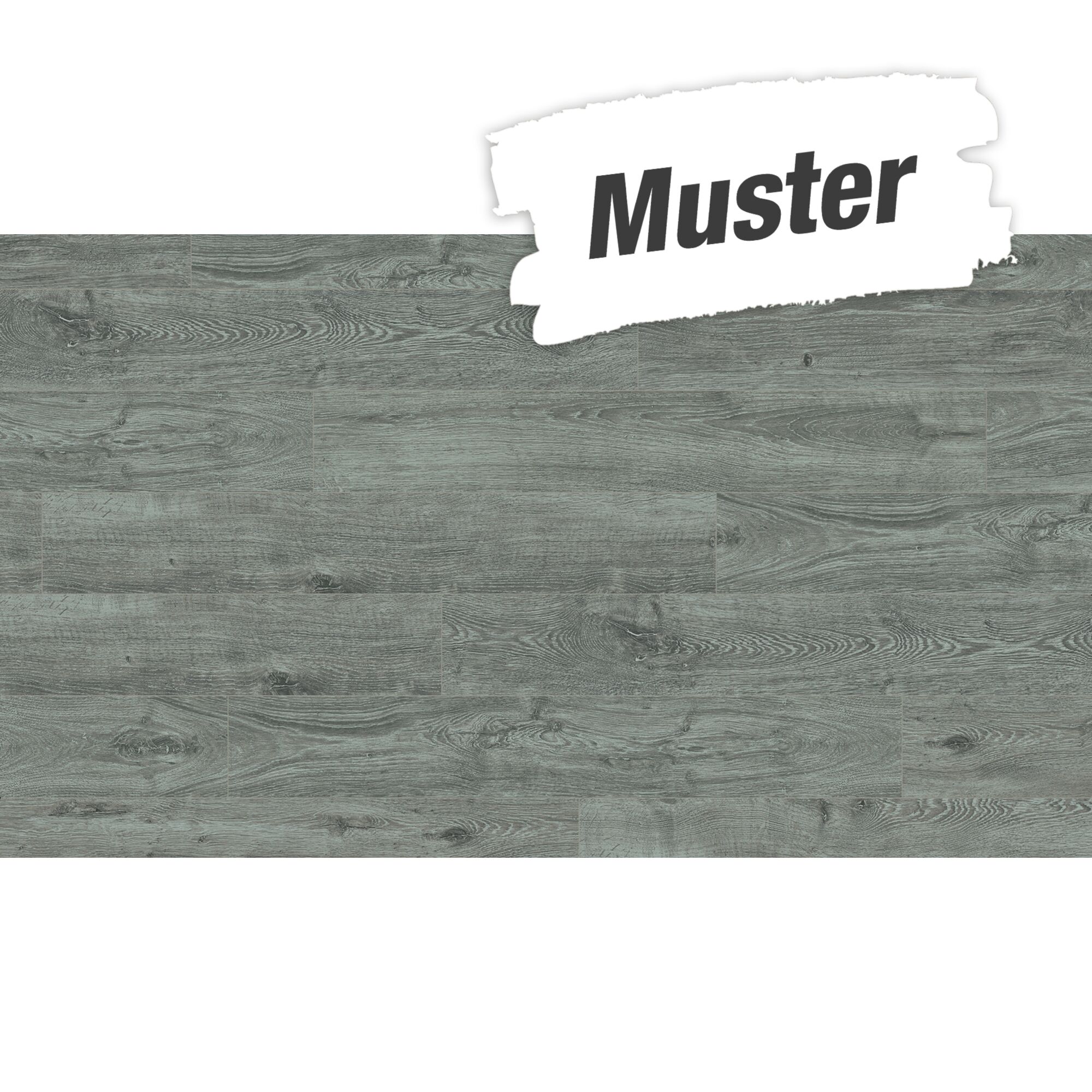 Musterbild Laminatboden Eiche Lichtgrau