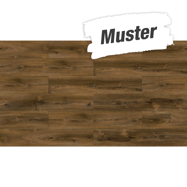 Bild von Handmuster zum Laminat 'Basic 600' Eiche Montana gekälkt eichefarben 8 mm