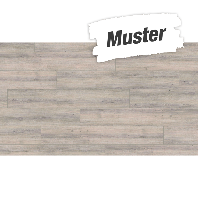 Bild von Muster zum Laminat 'Eco Balance' Eiche schiefergrau 7 mm