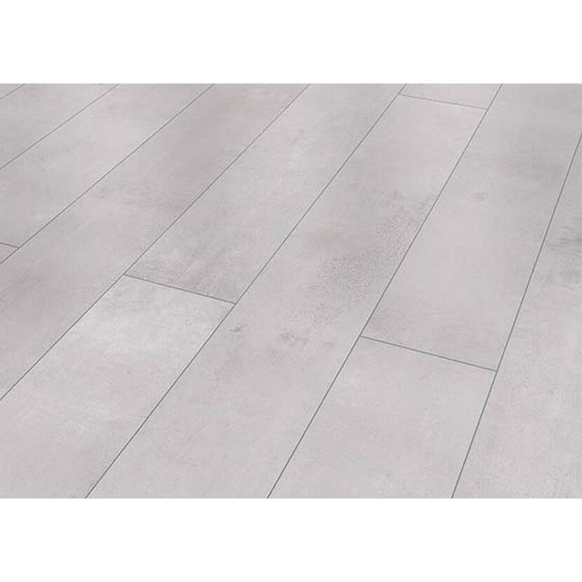 Helles Laminat in Betonoptik