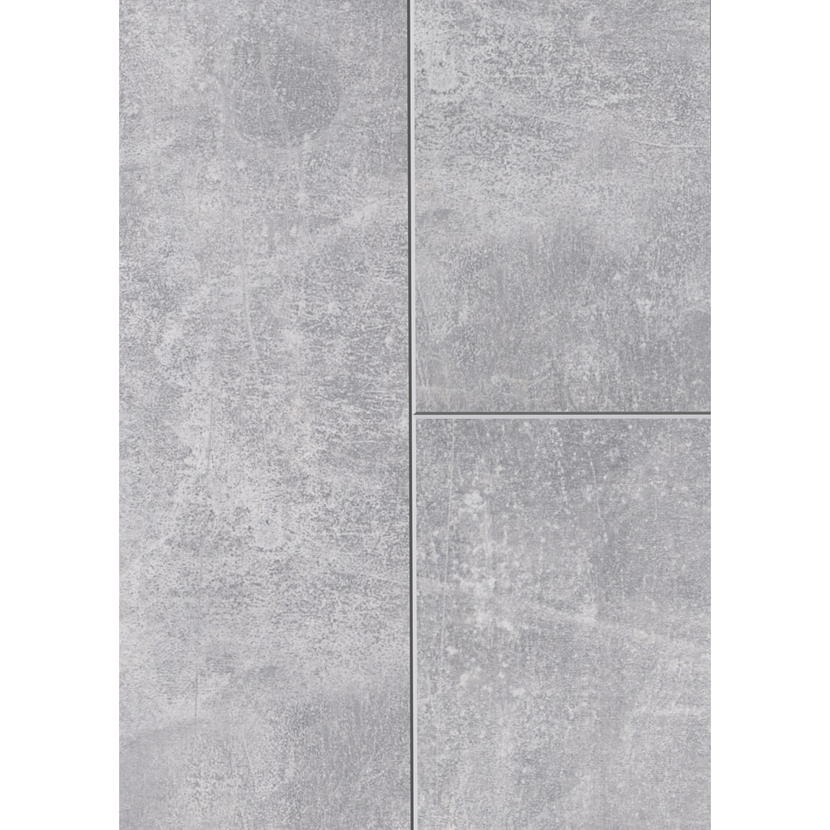 Graue Laminatfliesen in Estrich-Optik