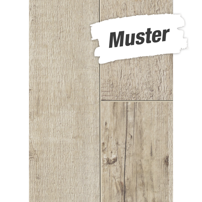 Bild von Muster zum Laminat 'Mediterran 4V' Pinie Rustic hellbraun 7 mm