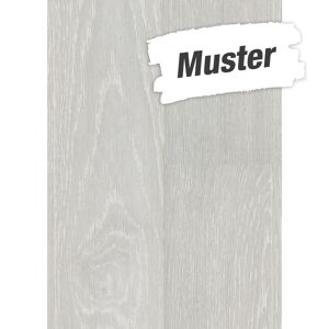 Muster zum Laminat 'Scandinavia' Eiche weiß 7 mm