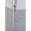 Abschlussprofil 'Neo Vario' Edelstahl silber 2500 x 4,5 mm