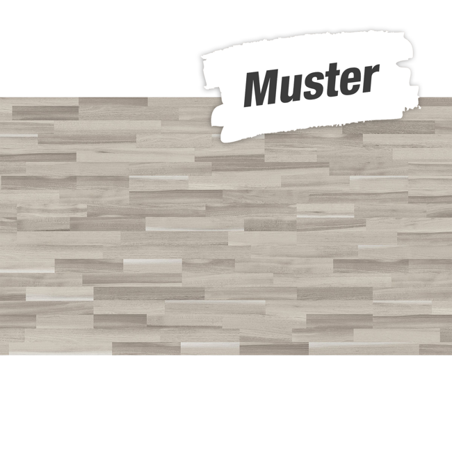 Bild von Handmuster zum Laminat 'Basic 200' Akazie grau 7 mm