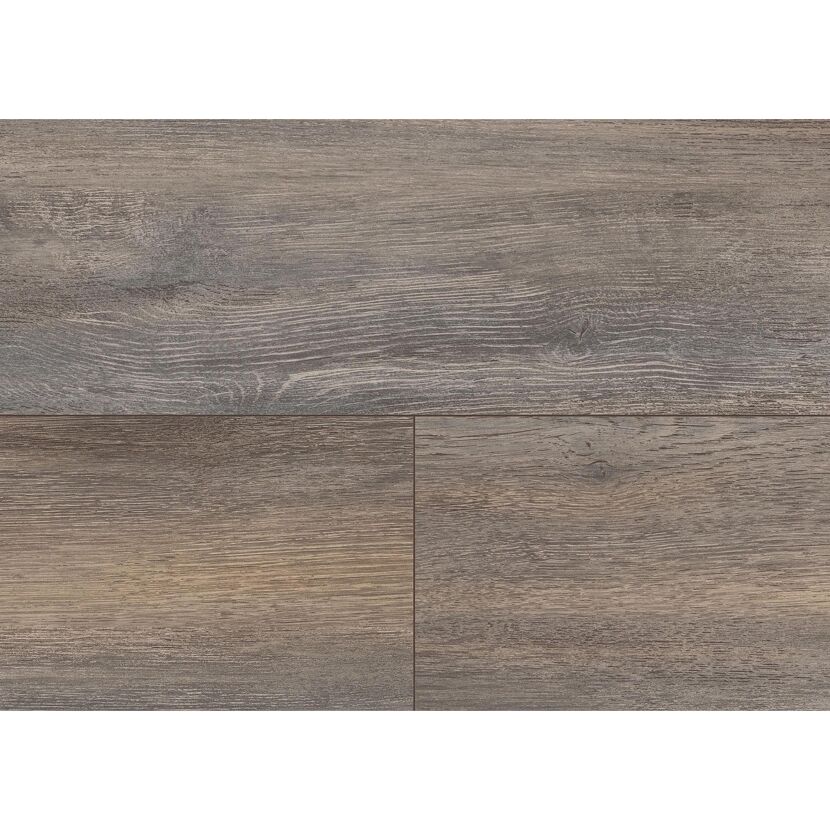 Laminat 'Savanne 4V' Eiche Canyon dunkelbraun 8 mm