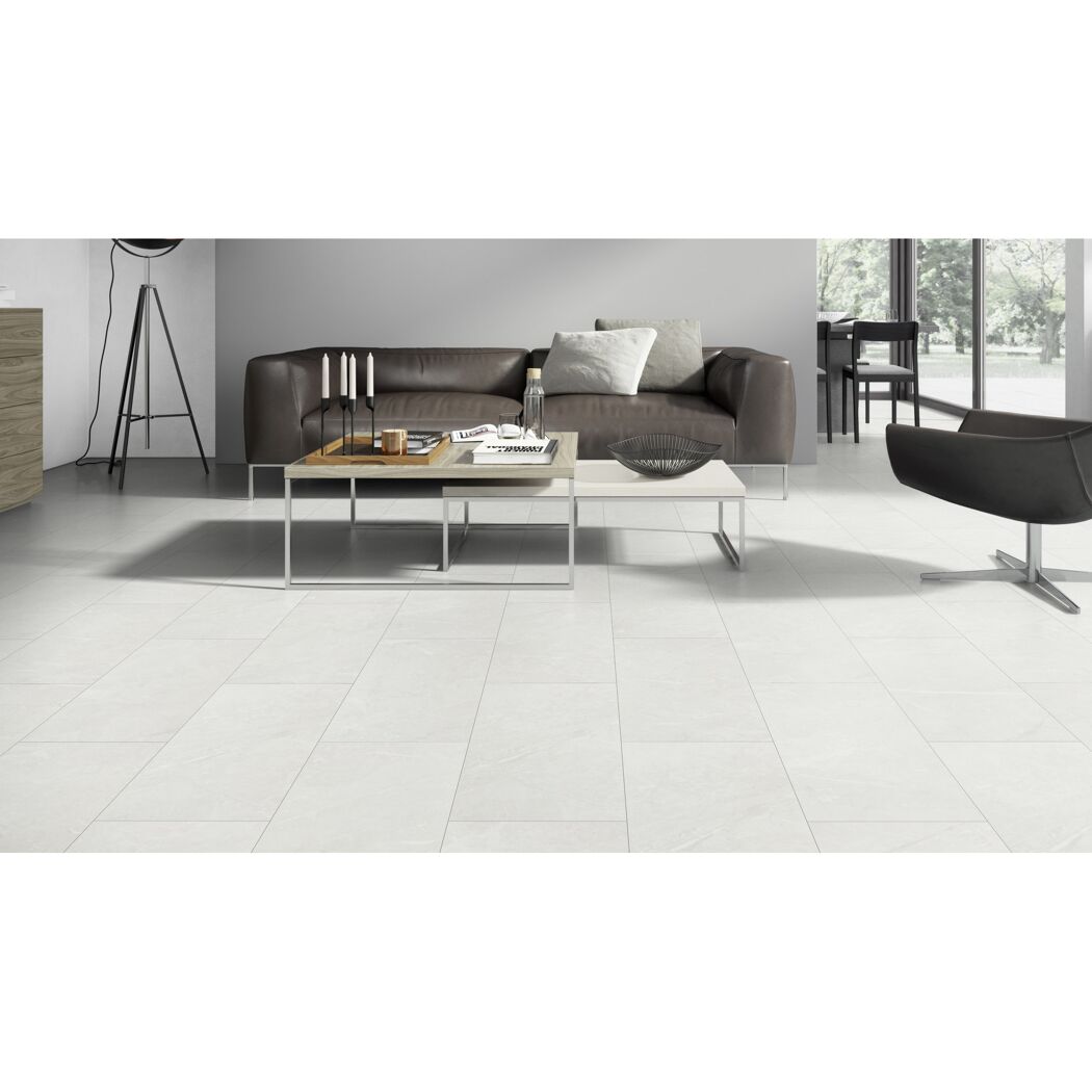 Fliesenlaminat 'Canyon' Granit weiß 8 mm