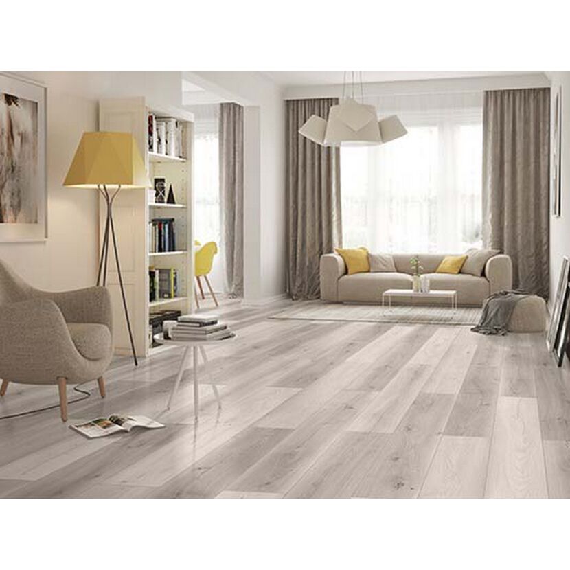 Laminat 'Scandinavia 4V' Kinger graubraun 7 mm