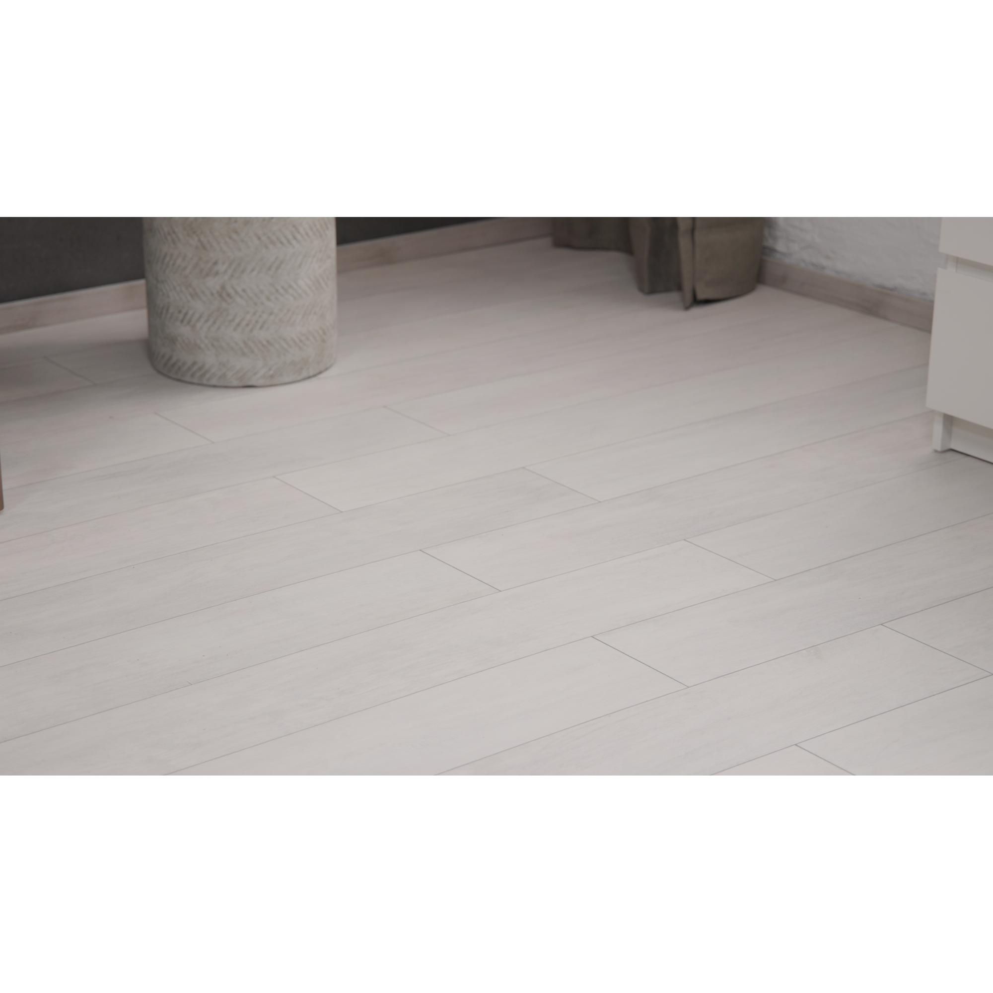 Vinylboden 'Greenvinyl' Pinie weiß 4 mm