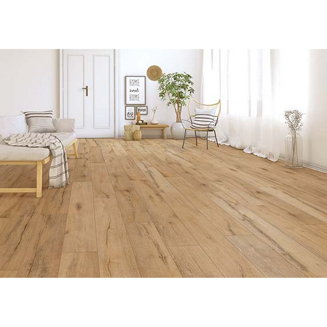 Vinylboden 'Premium-Vinyl' Risseiche dunkel dunkelbraun 4 mm