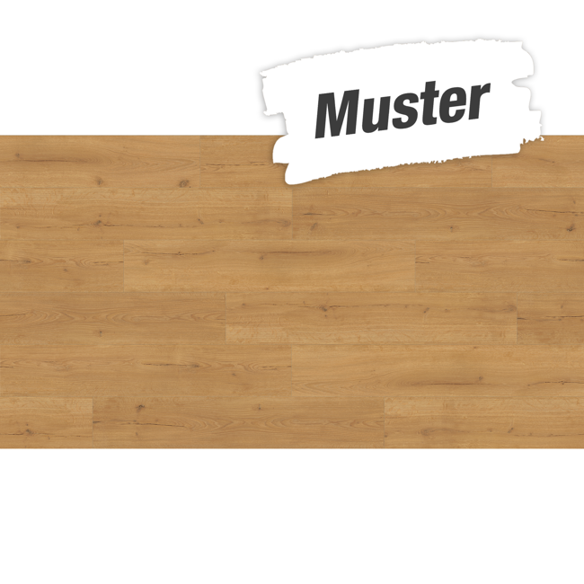 Bild von Muster zum Vinylboden 'Basic 4.3' Eiche Infinity natur 4,3 mm
