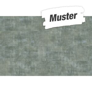Handmuster zum Vinylboden 'Basic 4.3' Mineral grey grau 4,3 mm