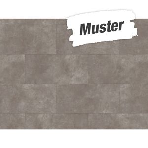 Handmuster zum Designboden 'Modular ONE' Beton dunkelgrau dunkelgrau 8 mm
