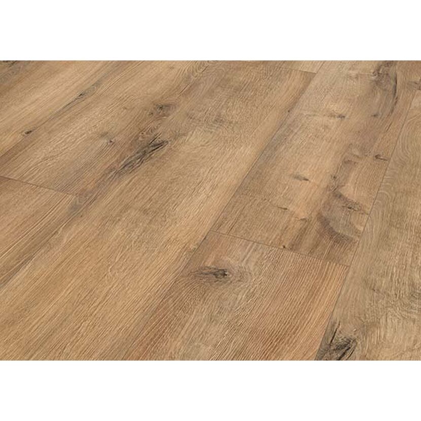 Laminatboden in Eiche Natur grau