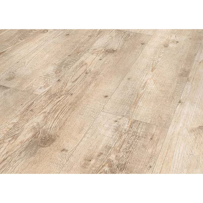 Helles Laminat in Holzoptik