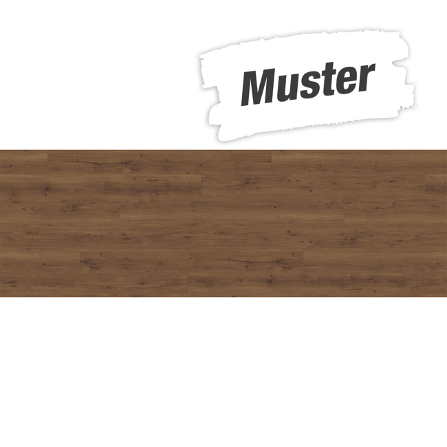 Bild von Handmuster zum Vinylboden 'Modular ONE' Eiche Spirit braun 8 mm