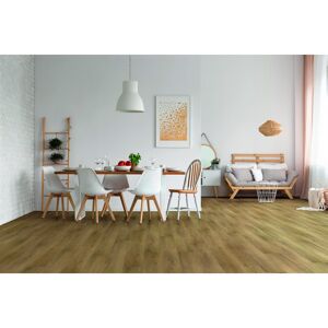 Rigid-Vinylboden 'Reblan Wood' braun 1220 x 180 x 3,5 mm