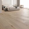 Helles Laminat Neo Tanned Oak in Schlafzimmer