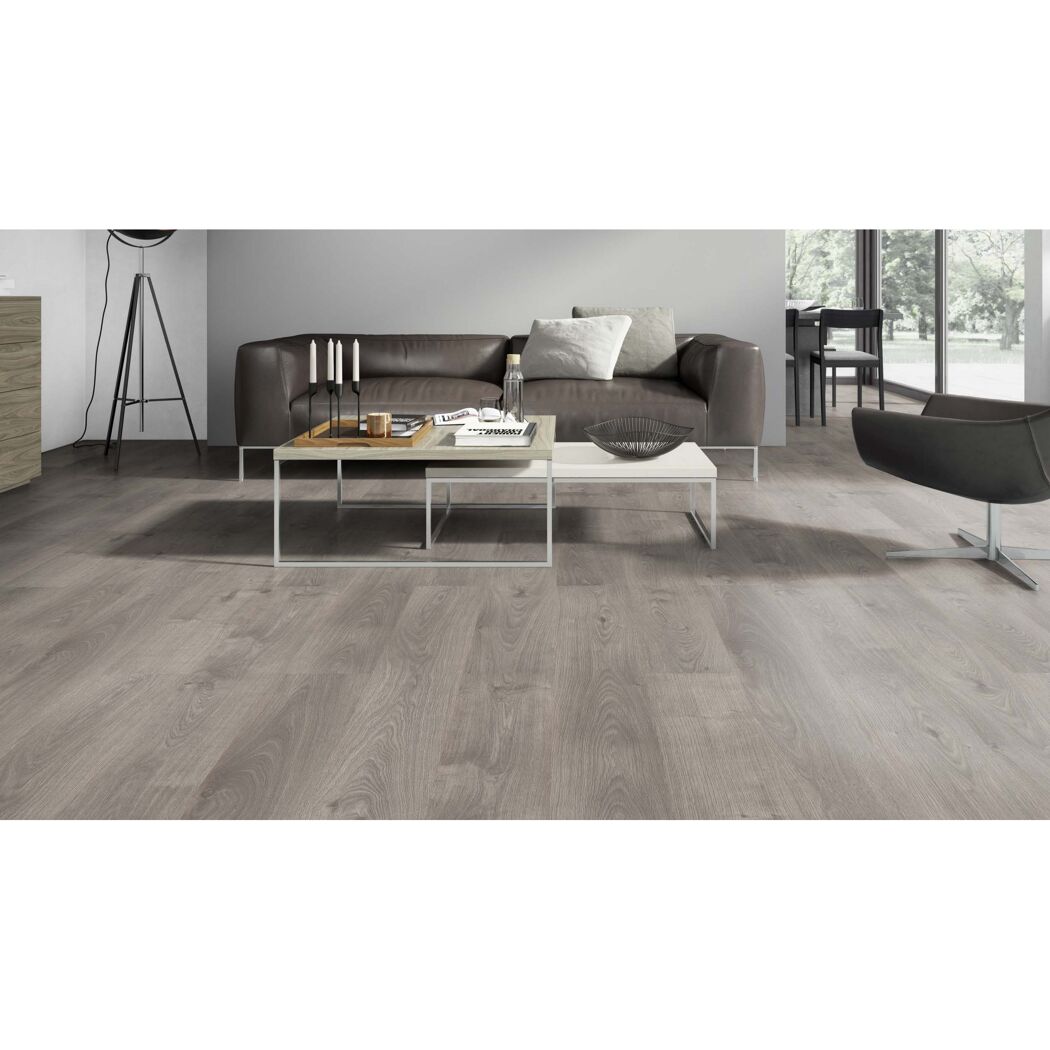 Laminat 'Savanne' Eiche Arlington dunkelbraun 7 mm