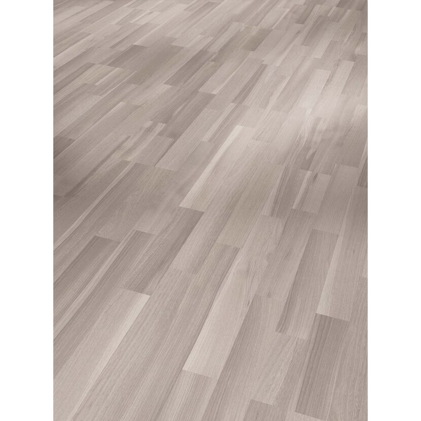 Grauer Laminatboden Basic 200 Akazie