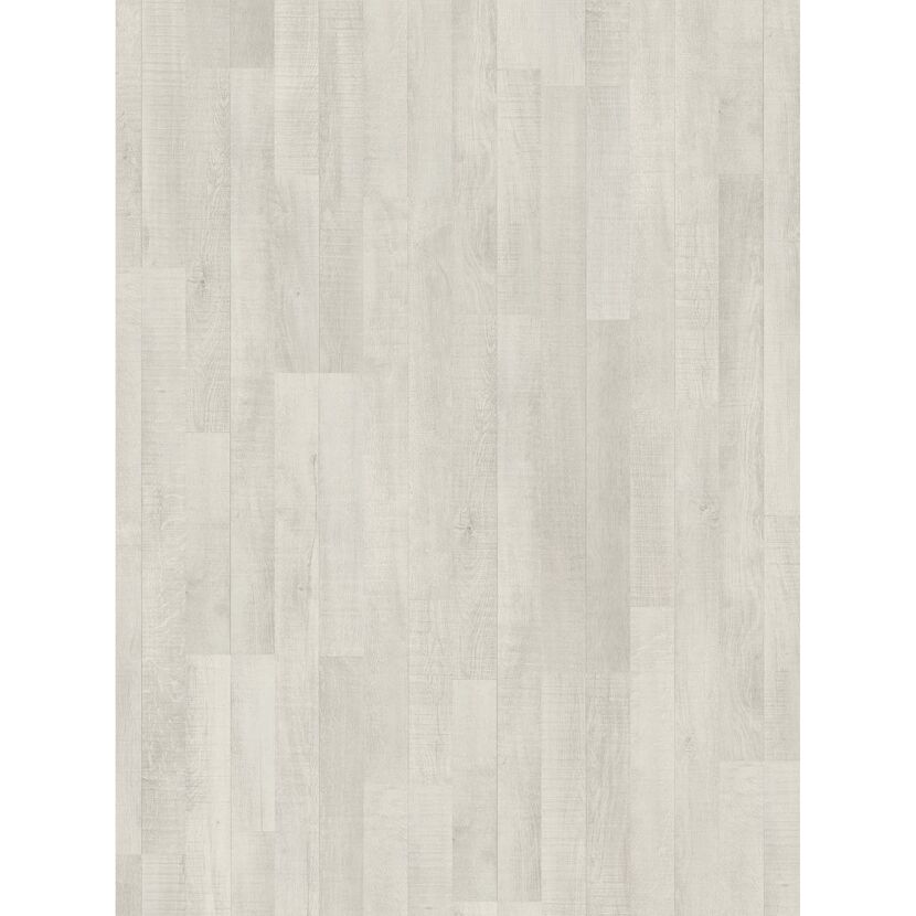 Laminatboden Eiche sägerau weiss