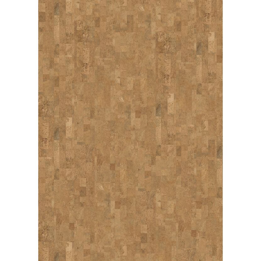 Korkboden in beige mit Muster