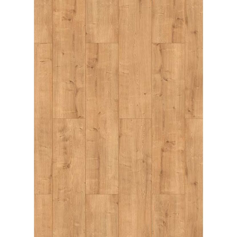 Hellbeiger Laminatboden in Holzoptik