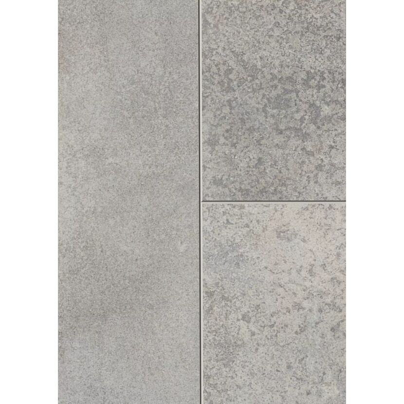 Graue Laminatfliesen in Zementoptik