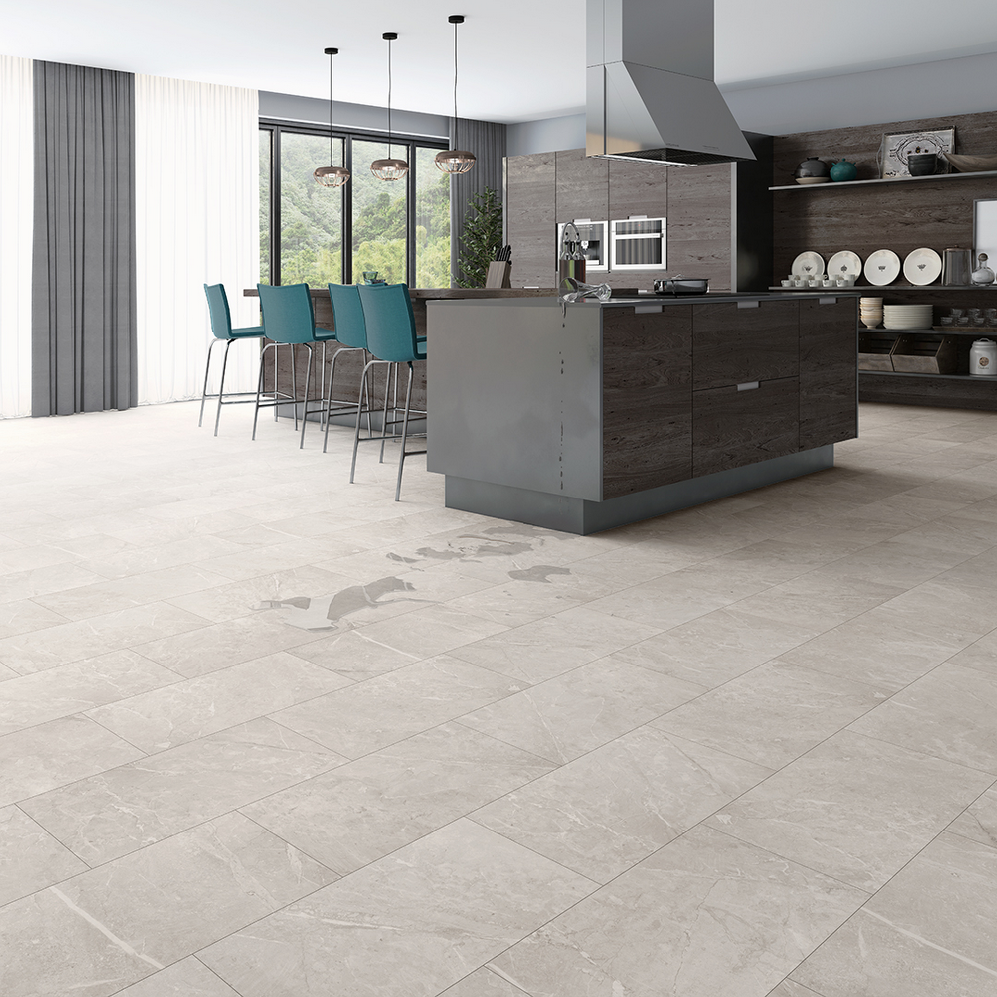 Laminat 'Canyon' Granit weiß 8 mm + product picture