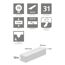 Laminat Basic Avery Eiche grau, 10 Dielen