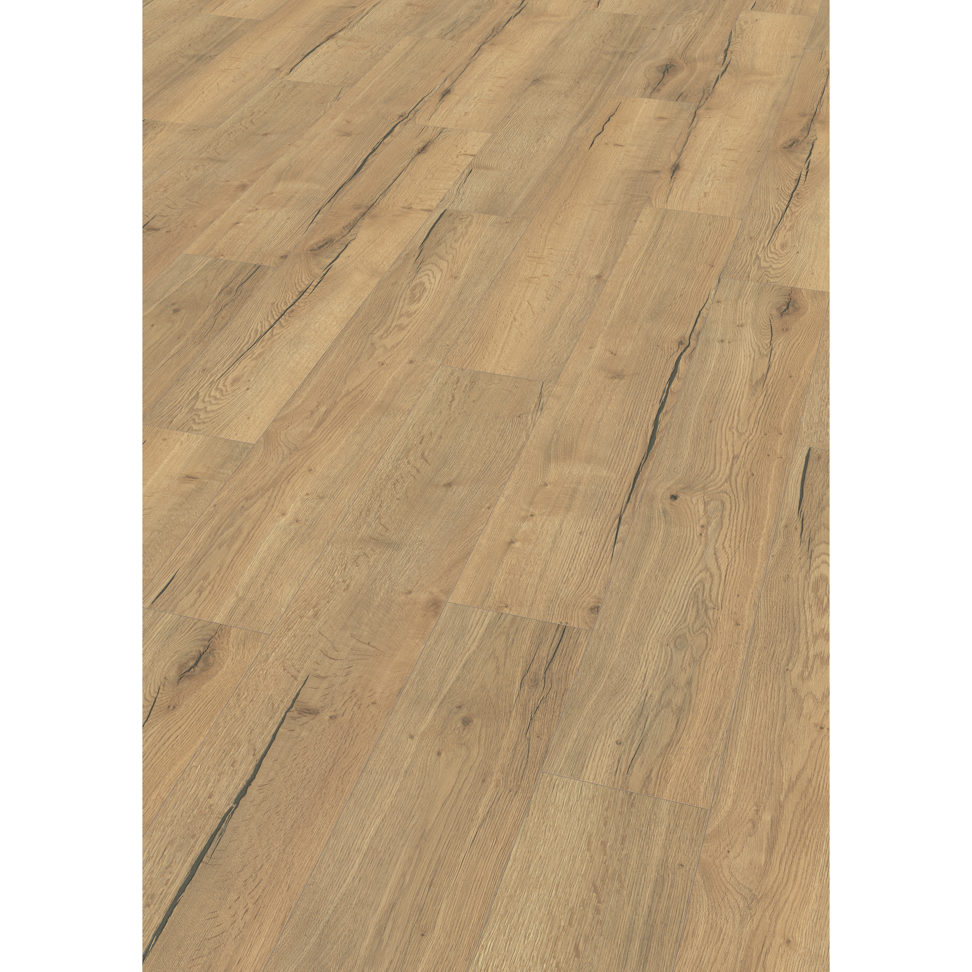 EGGER Laminat Creston Eiche natur, 8mm, 1,995m², authentische Holzoptik, Wasserresistent & feuchtraumgeeignet