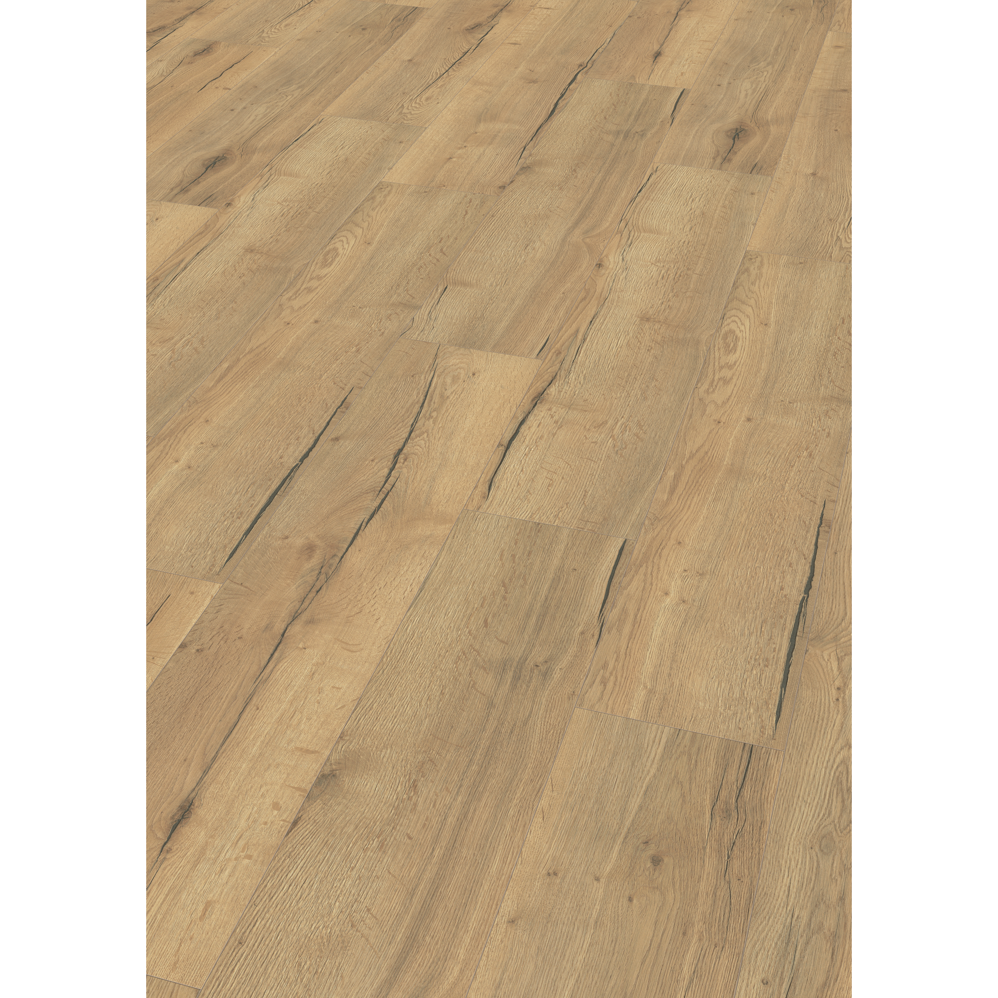 EGGER Laminat Creston Eiche natur, 8mm, 2,542m², authentische Holzoptik, universell einsetzbar