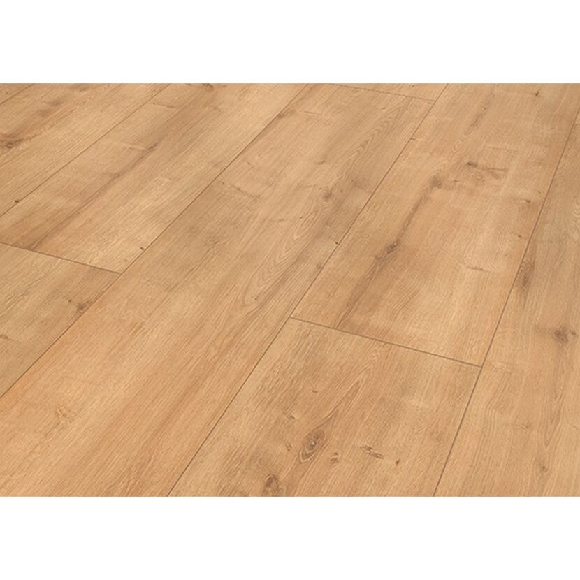 Laminatboden in Dunkelbeige