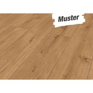 Handmuster zum Vinylboden 'Green Vinyl XL' Risseiche braun 4 mm