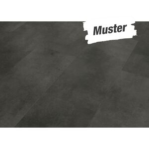 Handmuster zum Vinylboden 'Green Vinyl Fliese' Waschbeton dunkel 4 mm
